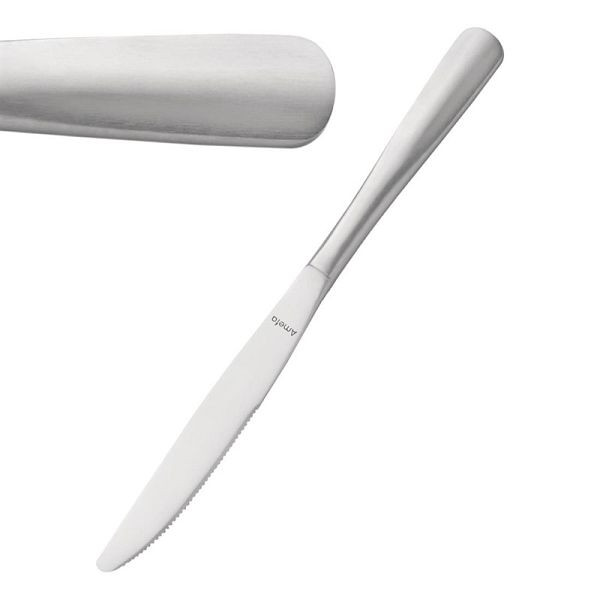 Amefa Baguette Dessertmesser 18/0, VE: 12 Stück, schlicht, klassisch, FB532
