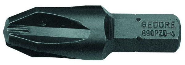 GEDORE Schraubendreherbit 1/4" Vorteilspack für Kreuzschlitzschrauben PZ2, 50 mm lang, 6552950
