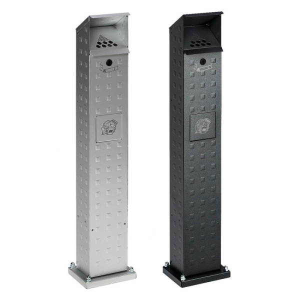 Stein HGS Abfallbehälter -Cubo Jose-, antik-silber, 15871