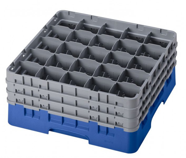 Cambro Spülkorb mit 25 Fächer Camrack® 19,6 cm Blau, 25S738168