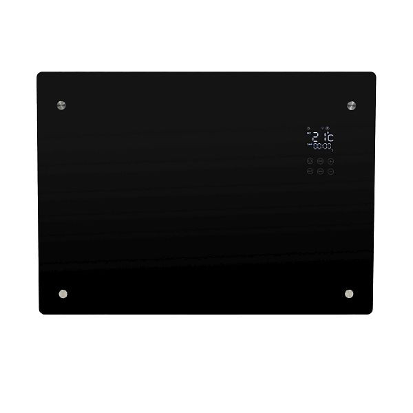 Eurom Konvektorheizung Alutherm Verre 1000 WiFi Schwarz, 360974