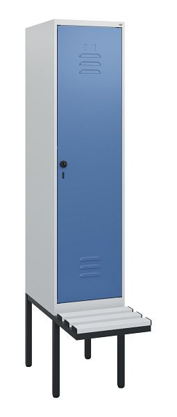 C+P Umkleidespind Classic PLUS, 1950x400x815mm, 7035/5023, Drehriegel, 0800405-12 S10035