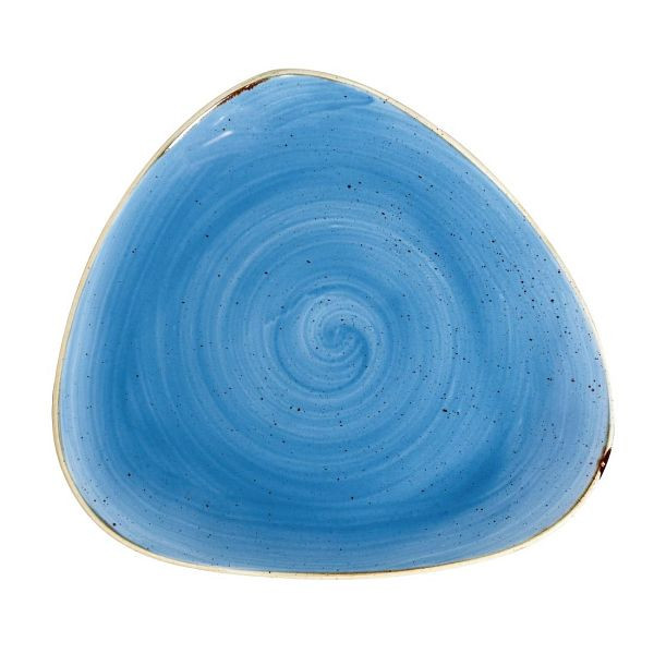Churchill Stonecast Dreieckiger Teller, Kornblumenblau, 311 mm, (6 Stück), DF768