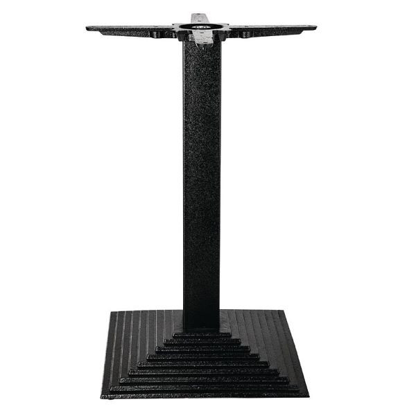 Bolero viereckiger Tischfuß mit Stufen Gusseisen 72cm hoch, CE153