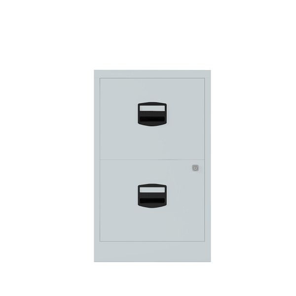 Bisley Home Hängeregistraturschrank PFA, 2 HR-Schubladen, 145 lichtgrau antibakteriell, PFA2145