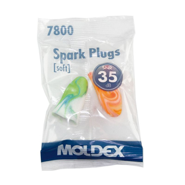 Stein HGS Moldex Gehörschutzstöpsel 'Spark Plugs', paarweise verpackt, VE: 200 Paar, mm7800