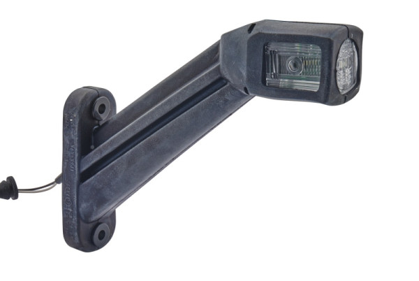 HELLA Umrissleuchte, LED, 12/24V, Kabel: 800mm, Stecker: AMP, 2-polig, rechts/seitlicher Anbau, 2XS 011 744-201