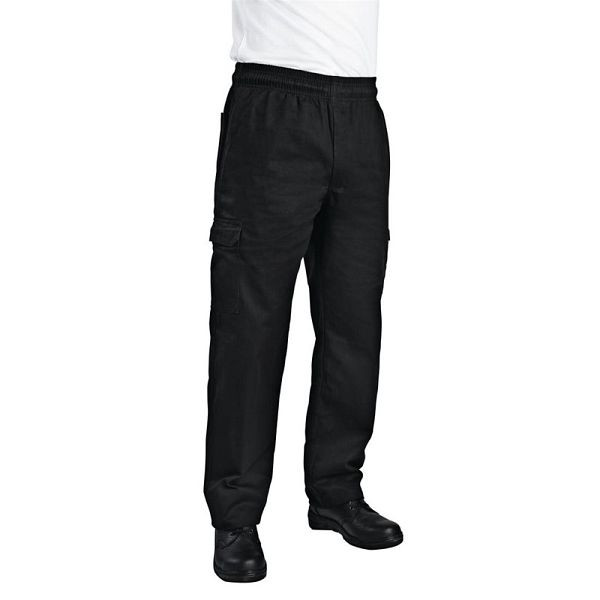Chef Works Unisex Cargohose Slim Fit schwarz XXL, B222-XXL