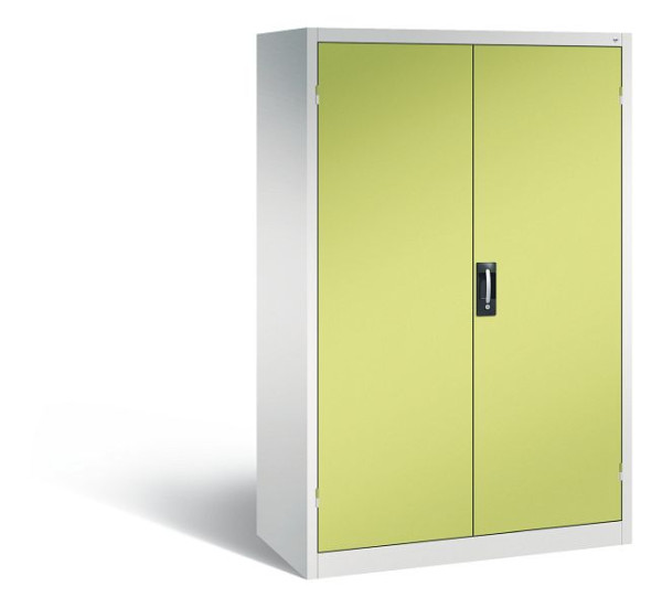 C+P Büro-Drehtürenschrank Acurado, H1950xB1200xT600 mm, Lichtgrau/Viridingrün, 9490-05 S10074