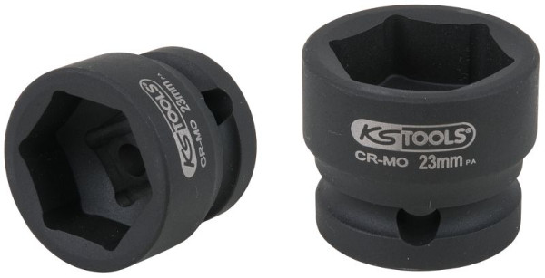 KS Tools 1/2" Sechskant-Kraft-Stecknuss, extra kurz, 23,0 mm, 515.0072
