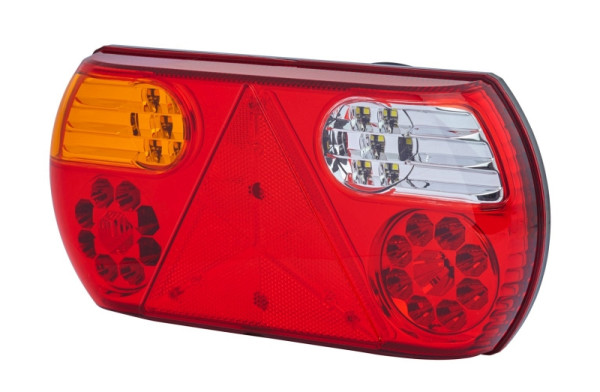 HELLA VALUEFIT Heckleuchte, Valuefit, LED, 24V, Anbau/geschraubt, Lichtscheibenfarbe: mehrfarbig, Stecker: offene Kabelenden, links, 2VP 357 016-111