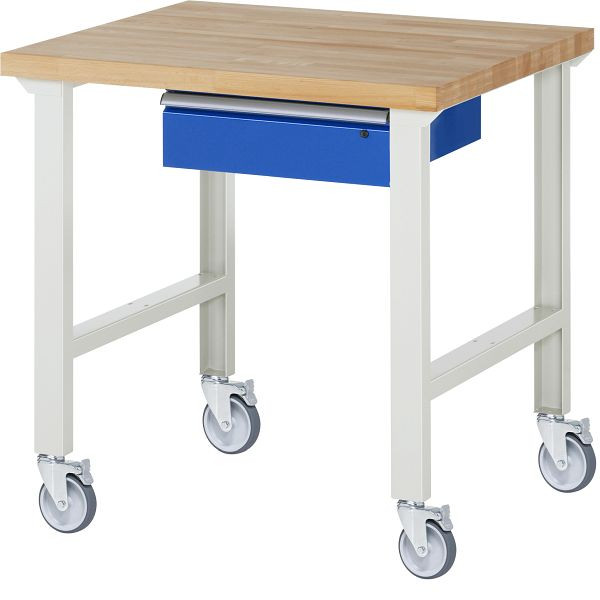 RAU Fahrbare Werkbank 7001A1, 1000x900x1000mm, 4 Lenkrollen, 05-7001A1-109B4S4.11