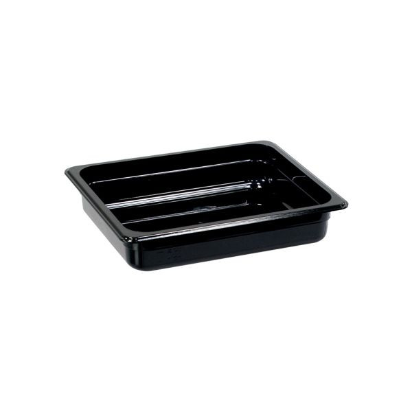 Stalgast Gastronormbehälter Serie Buffet, schwarz, GN 1/2, Höhe 65 mm, Polycarbonat, GN2312065