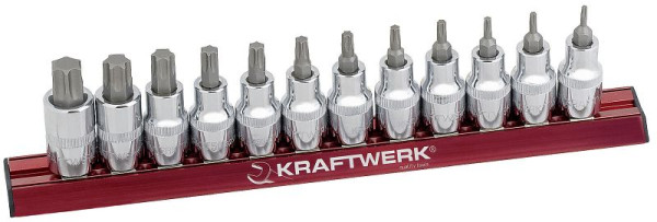 Kraftwerk Bit für TX-Schrauben-Steckschlüssel-Satz MAGALU 1/2", 12-tlg, 325099