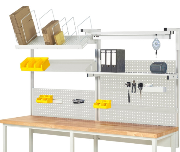 RAU System-Aufbau - Komplettset 06, für Produktbreite 2500 mm, RAL7035/RAL7035, EE-BW-KS-06-2500.12