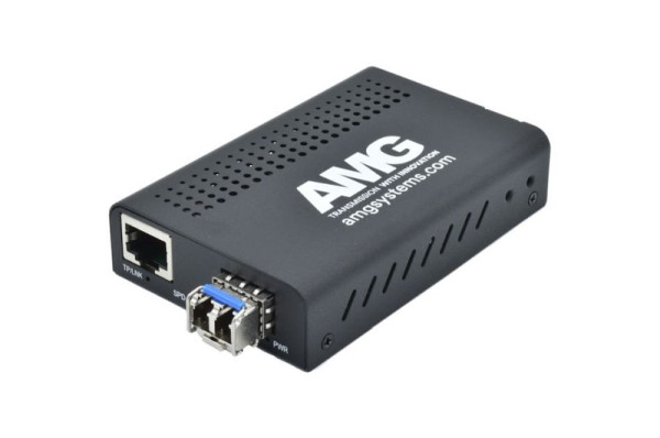 AMG Systems Medienkonverter, für 0°C bis 50°, 1 x 10/100BT RJ45, 1 x 100FX, SM, 2 Fasern, AMG210M-1F-1SS2
