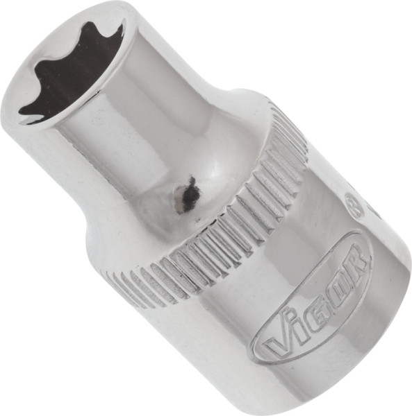 VIGOR T Steckschlüsseleinsatz, 3/8 Zoll (10 mm) Vierkant, E Profil, SW E10, V2143N