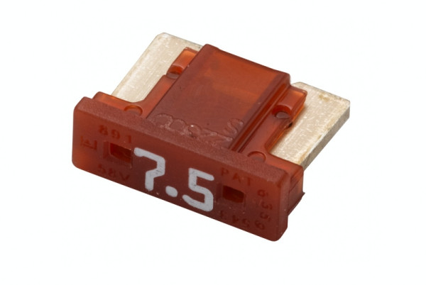 HELLA Sicherung, niedrige Mini-Flachstecksicherung, 7.5A, braun, 8JS 728 596-302