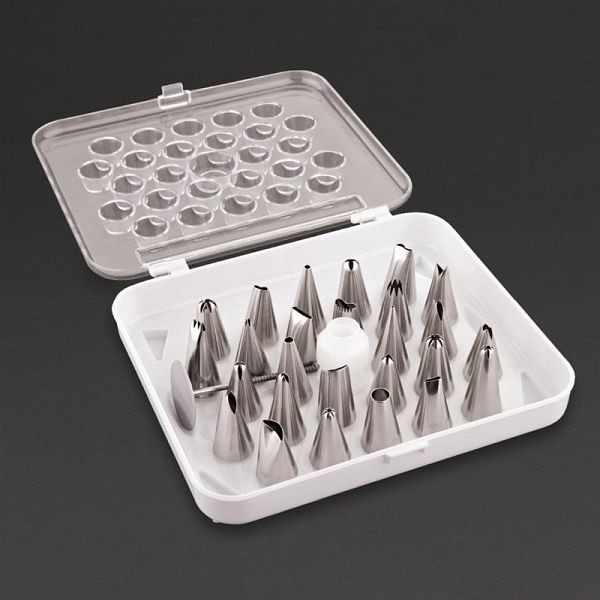 Vogue Tortendekoration Spritztüllenset 26-teilig, CP107