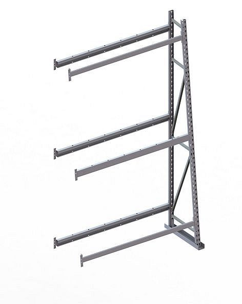Meta MINI-RACK Profillagerregal AR ES 2500/1400/500 mm, RAL7035, 20076676