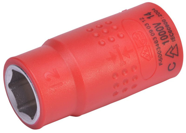 SW-Stahl Steckschlüsseleinsatz, 3/8", 12 mm, VDE, 05520L-12
