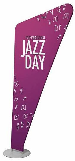 Showdown Displays Zipper-Banner Triangle Druck einseitig, ZWBT-LG