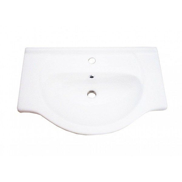 Sanotechnik Keramik Aufbauwaschtisch, Abmessungen 65x43cm, HCB6110