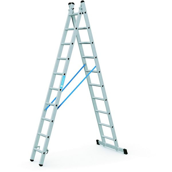 ZARGES Combimaster DX - Mehrzweckleiter 2 x 10 Sprossen, 44870