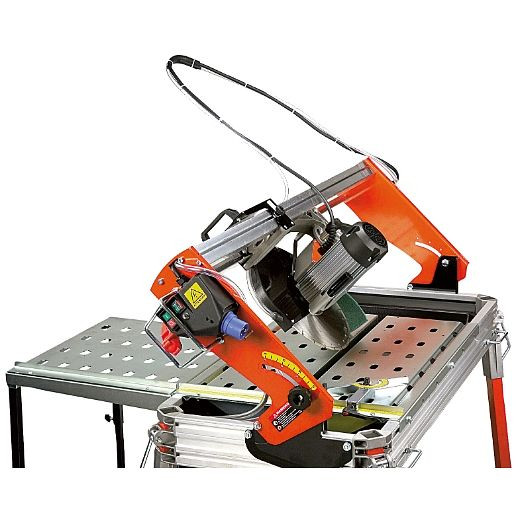 ELMAG Steintrennmaschine PRIME 100S - SET, mit DiaProfi-UNI-Diamantscheibe 350mm mit Laserschnittanzeige und 2-Radsatz, 61131
