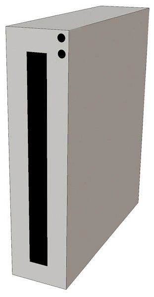 Bedrunka+Hirth Energieblock Leergehäuse, Maße in mm (BxTxH): 200 x 650 x 819, 03.961.265