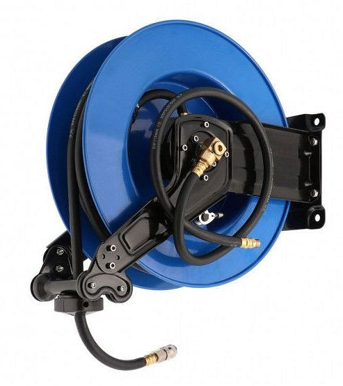 Airpress Druckluftschlauchaufroller Gummi 20 m 10 x 13.5 mm Metallrahmen, 46620