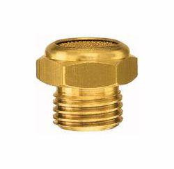 Riegler Schalldämpfer aus Sinterbronce, flache Ausführung, mit Außengewinde, Serie 569, 113333