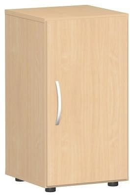 geramöbel Flügeltürenschrank mit Standfüßen, Griff links oder rechts, inkl. Türdämpfer, nicht abschließbar, 400x420x752, Buche/Buche, S-342100-BB