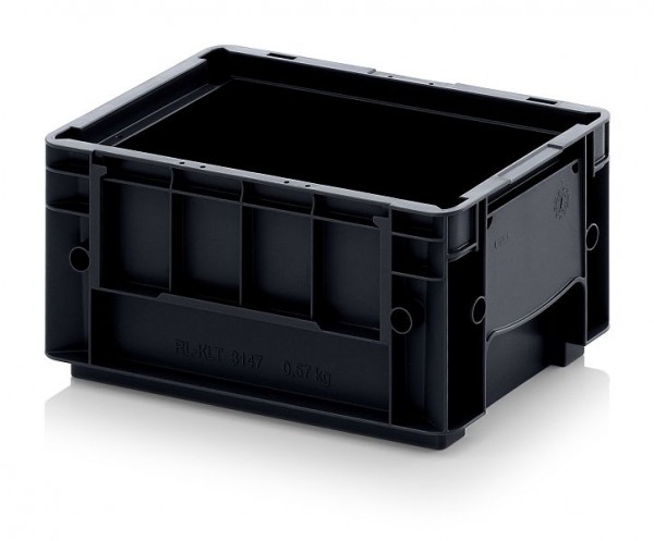 Auer ESD-RL-KLT-Behältermit glattem Boden und Wasserablauflöchern, LxBxH: 30 x 20 x 14,7 cm, ESD RL-KLT 3147