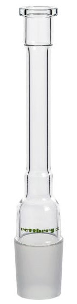 Rettberg KPG-Lagerhülse, KPG-Teil Ø 10 mm, mit Kern NS 29/32 und Fettnapf, Einbaulänge 135 mm, Borosilikatglas 3.3, 137040100