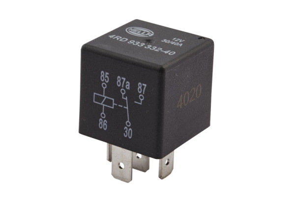 HELLA Relais, Arbeitsstrom, 12V, 5-polig, Wechsler, 4RD 933 332-401