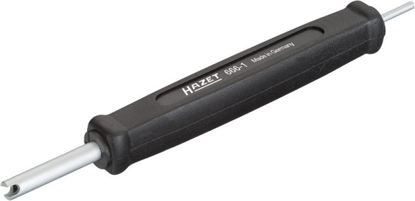 Hazet Ventil-Dreher, Ein- und Ausdrehen der Ventileinsätze, 666-1, 4000896087136