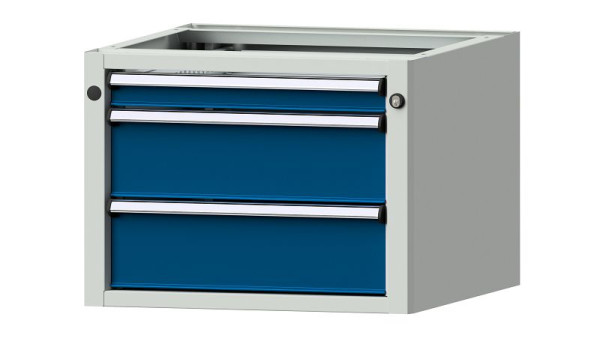 ANKE Werkbänke Unterbauschrank, Modell 1204 V, 570 x 615 x 420 mm, RAL 7035/5010, 402.013