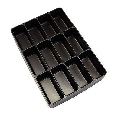 ADB Einleger / Einteiler schwarz 12-fach, 88582, 4050049885829