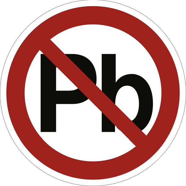 Moedel RoHS-Kennzeichen "Pb", Folie, Ø 30 mm, VE: 10 Stück/Bogen, 99812