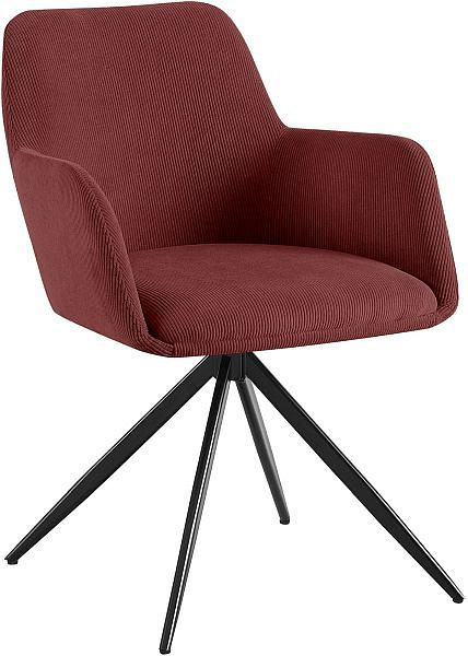 CLP Esszimmerstuhl Olema Cord, bordeauxrot, 326052
