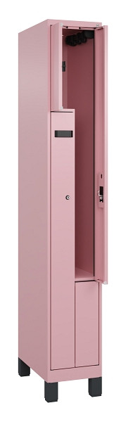 C+P Z-Spind Evolo PLUS, Füße, 2 Fächer, 1950x300x500mm, 3015/3015, Zylinderschloss, 049013-102 S10047