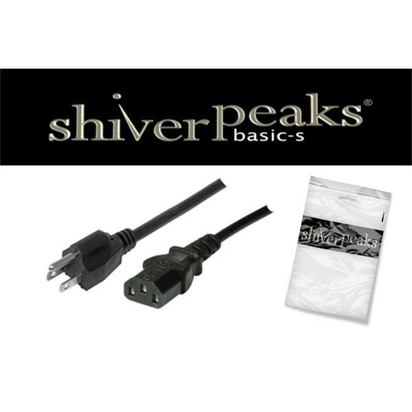 shiverpeaks BASIC-S, Netzanschlusskabel USA Stecker an Kaltgerätebuchse, schwarz, 1,8m, BSUS60006