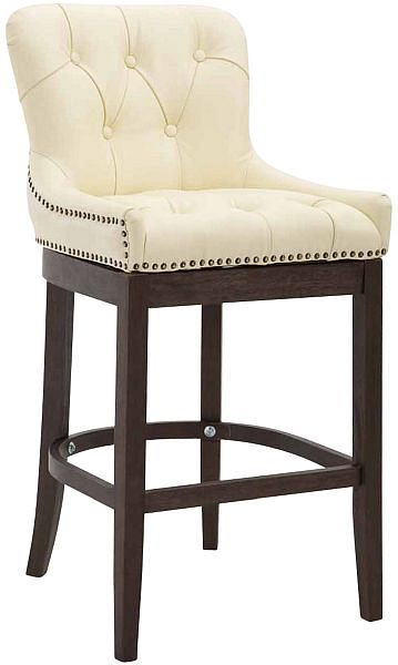 CLP Barhocker Lakewood Echtleder, Antik, creme, 102781704