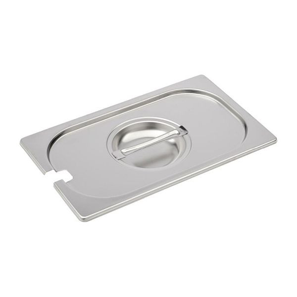 Gastro M Deckel Edelstahl GN1/4 mit Löffelaussparung, DR494