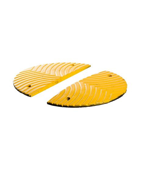 Ri-Traffic Temposchwelle element, Endstück gelb, Höhe 3 cm, 12-1003-03
