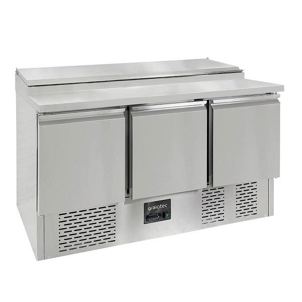 Vaiotec EASYLINE Zubereitungstisch Mini 700 / 3-fach für 8x GN 1/6, 136,5x70x97 cm, 10583