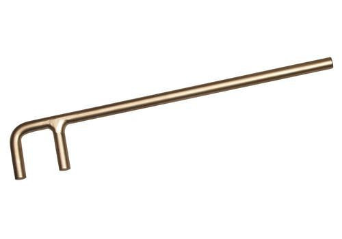 DENIOS Ventilhaken 13 x 35 mm, Sonderbronze, funkenfrei, für Ex-Zonen, 264874