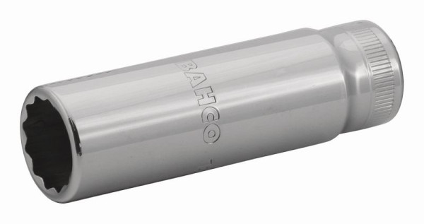 Bahco Steckschlüssel-Einsatz 1/2", 12kant, lang, SW 10 mm, 7805DM-10