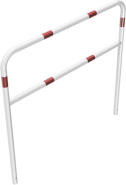 Schake Rohrbügel aus Stahlrohr Ø 48 x 2,5 mm mit Querholm zum Einbetonieren, Gesamtbreite 1500 mm, Gesamthöhe 1400 mm, beschichtet, 448_33B